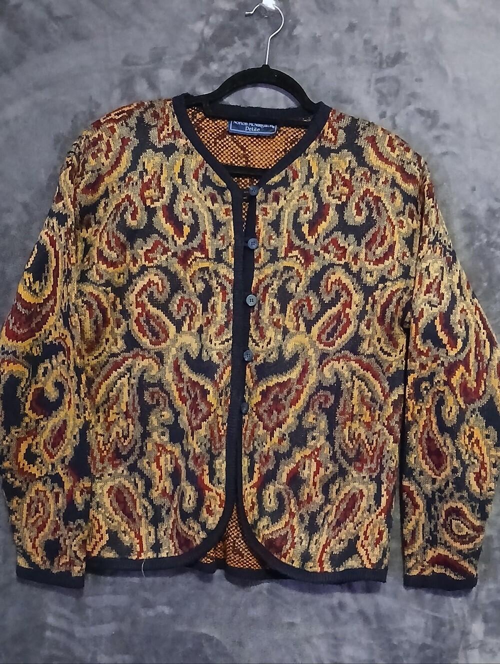 Norton Mcnaughton Paisley Cardigan